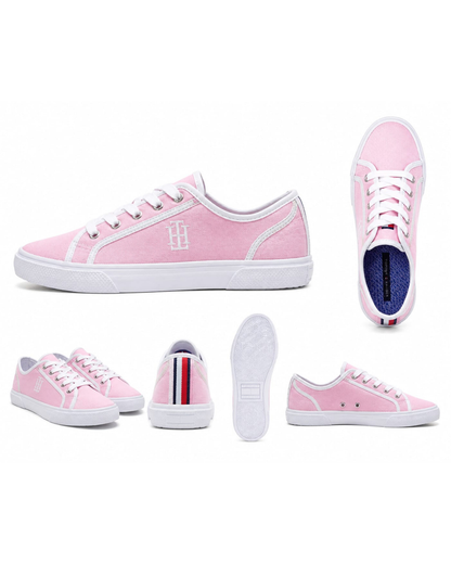 💗Zapatillas Tommy Hilfiger — Rosa , Femeninas y con Mucho Estilo