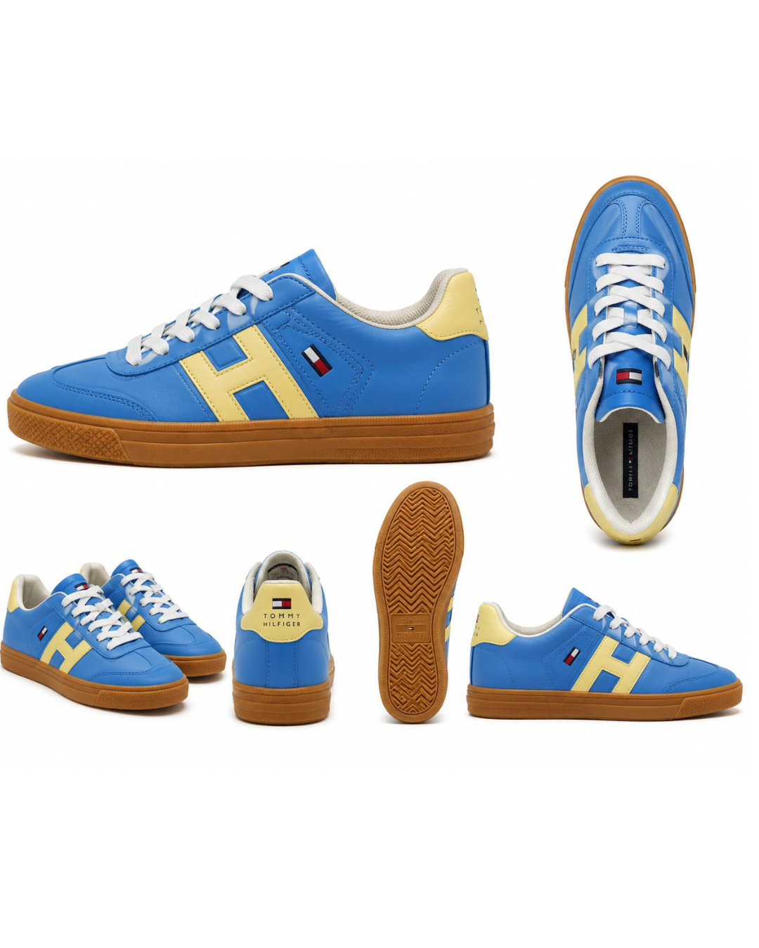 💙 Zapatillas Tommy Hilfiger — Azul Vibrante con Estilo Icónico