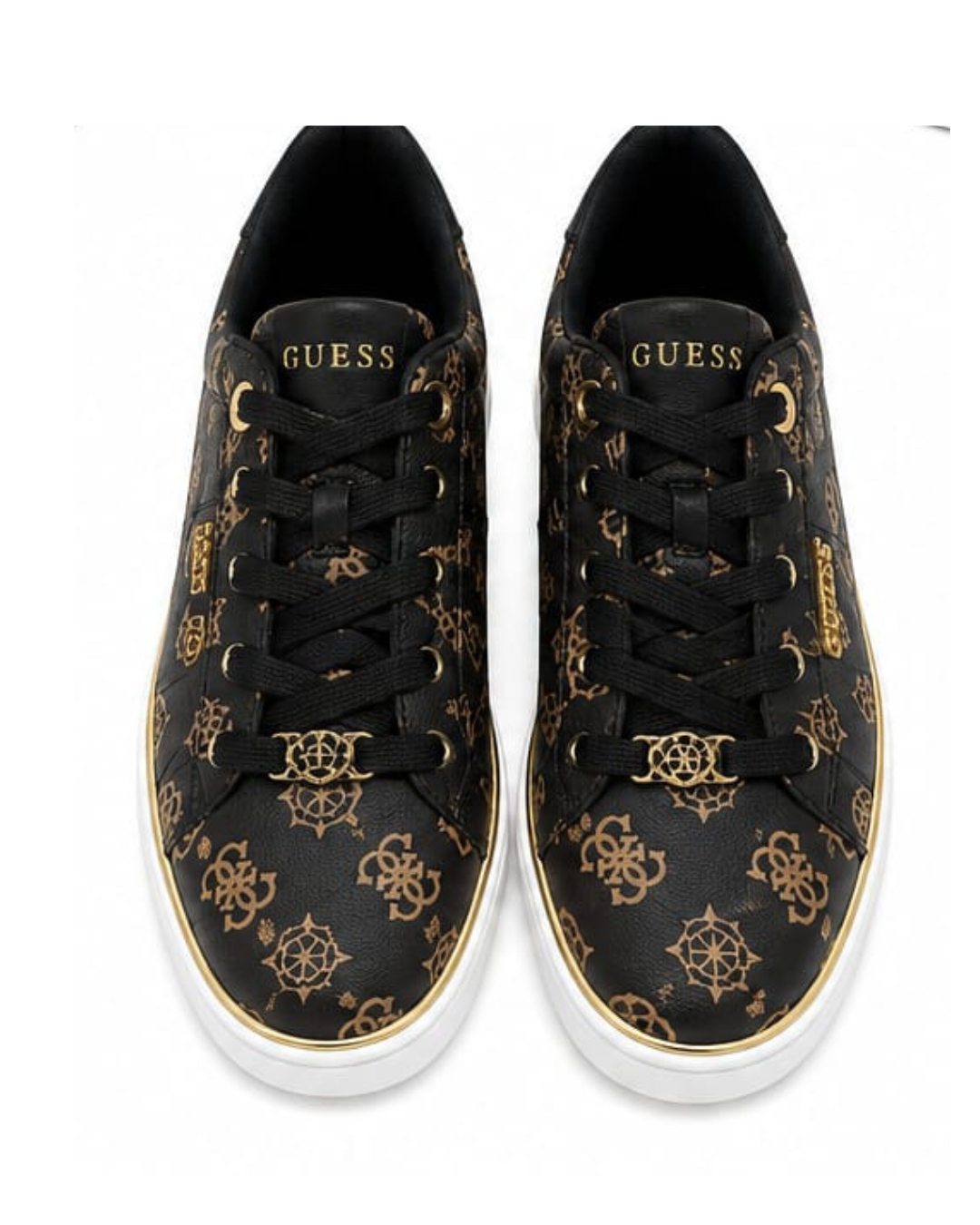 Zapatillas GUESS — Negro y Dorado