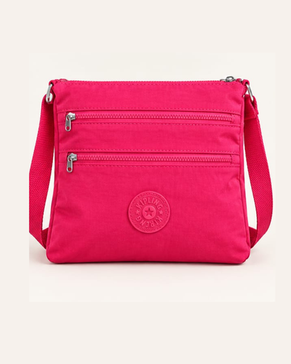 Cartera / Bandolera Kipling Alvar Fucsia