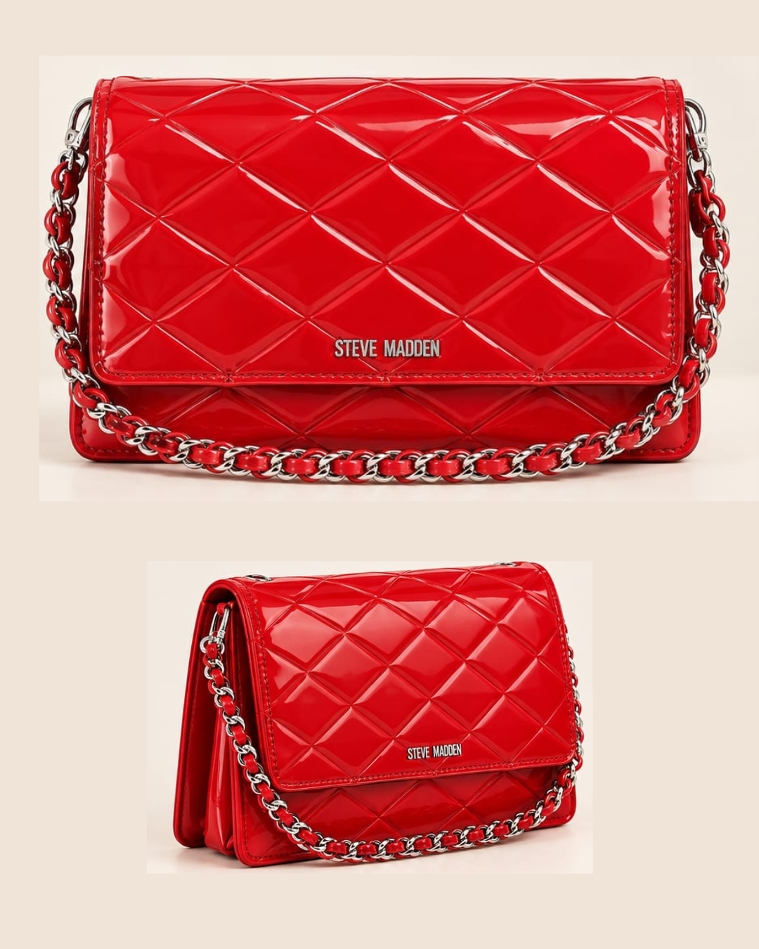 ❤️ CARTERA STEVE MADDEN – ROJA