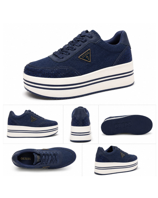 👟 GUESS® Sneakers Mujer - Azul Marino